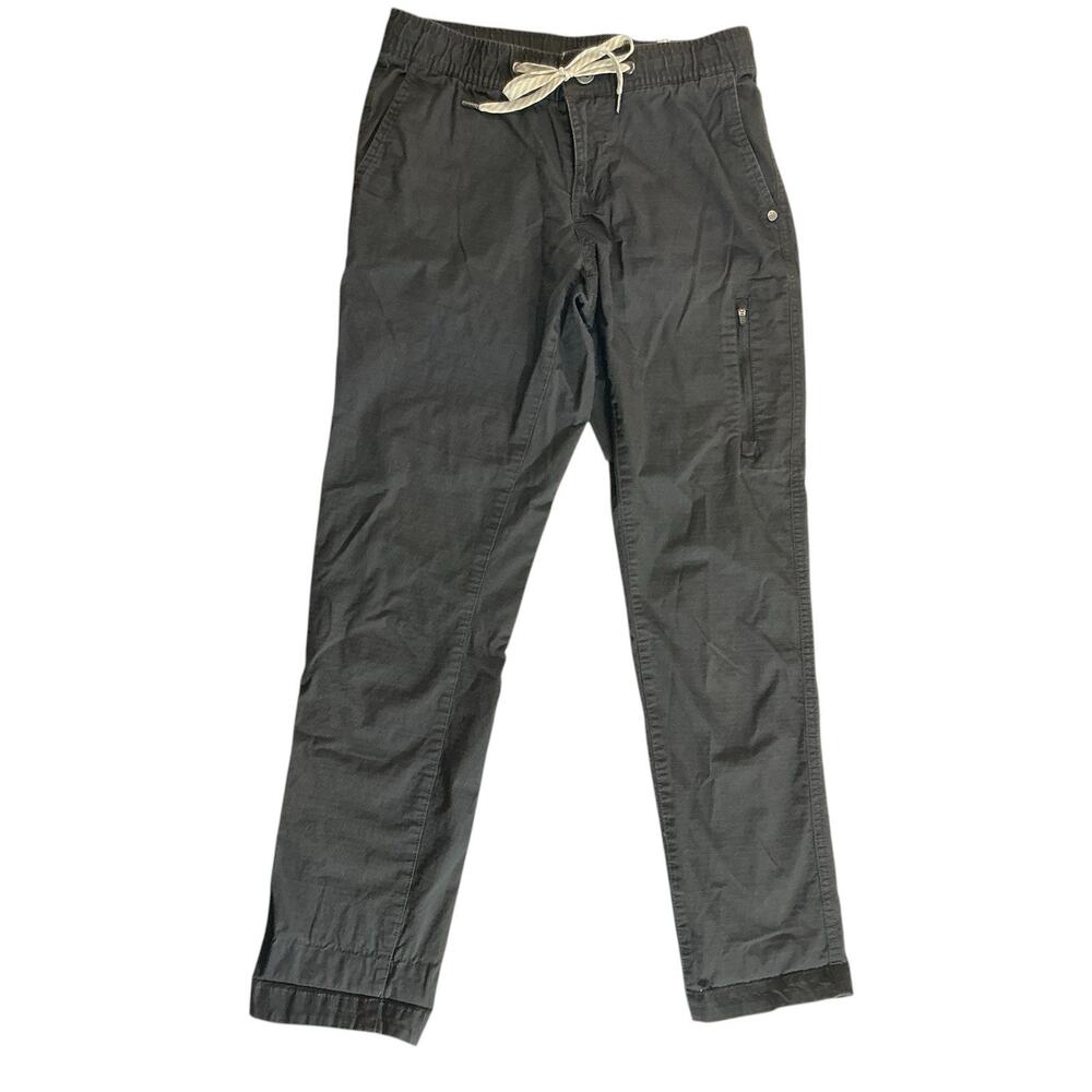 Vuori Ripstop Pants S Womens Gray Pockets Drawstring Ankle Casual Mid Rise